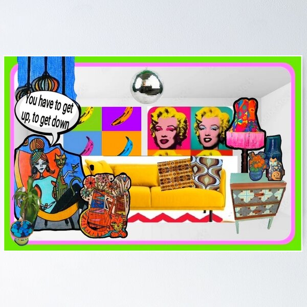 Item preview, Get Down! designed and sold by PaniaBrown.