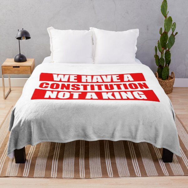 Item preview, We Have a Constitution Not a King - Anti Oligarchy designed and sold by PixVib.