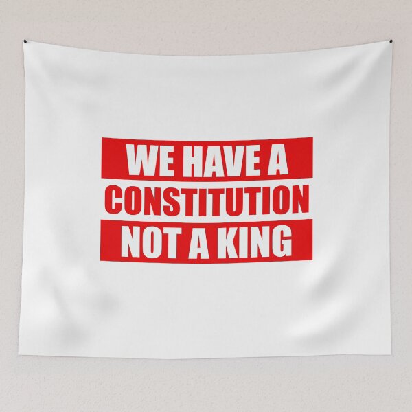 Item preview, We Have a Constitution Not a King - Anti Oligarchy designed and sold by PixVib.