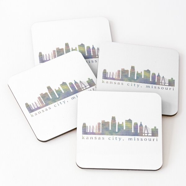 Item preview, Kansas City Skyline Watercolor Grunge - Bold 3 designed and sold by calliew1217.