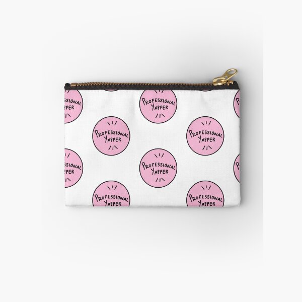 Item preview, Professional Yapper Badge Sticker – Funny Chatty Girl Design designed and sold by Doctor Michaela.