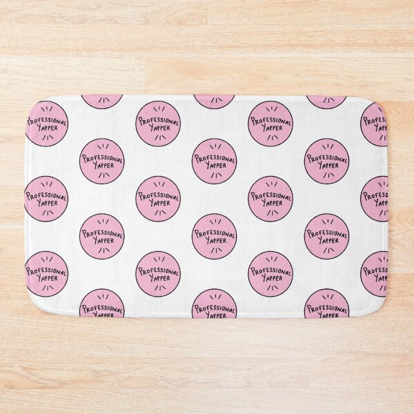 Item preview, Professional Yapper Badge Sticker – Funny Chatty Girl Design designed and sold by Doctor Michaela.