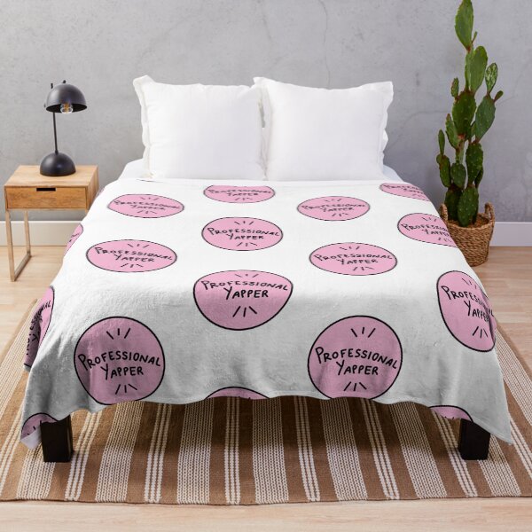 Item preview, Professional Yapper Badge Sticker – Funny Chatty Girl Design designed and sold by Doctor Michaela.