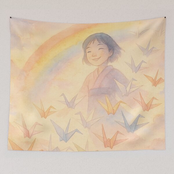Item preview, Madoka’s Promise – Watercolor Tribute to Hiroshima & the Spirit of Peace designed and sold by lapart.
