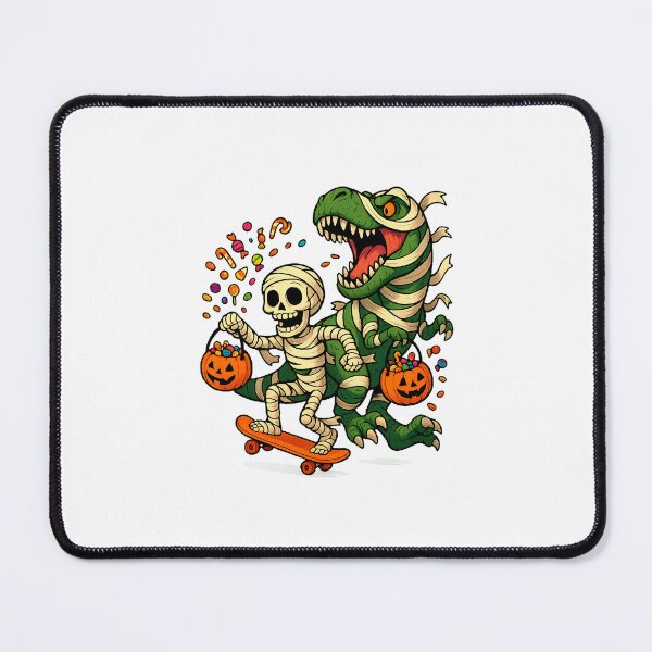 Item preview, Skeleton and Mummy Dinosaur T rex Halloween designed and sold by MOHITSALVI.