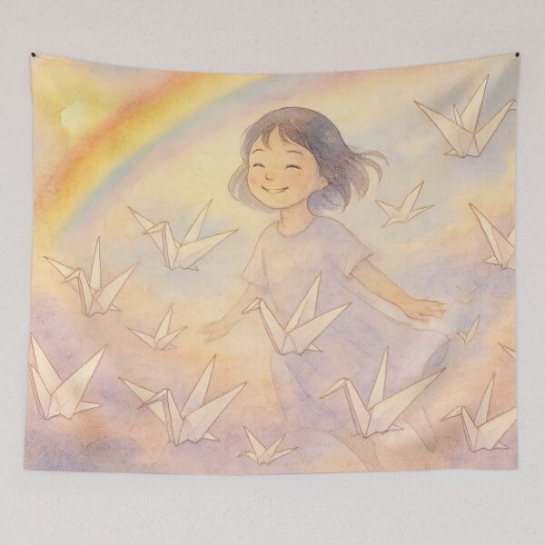 Item preview, Madoka’s Promise – Watercolor Tribute to Hiroshima & the Spirit of Peace #2 designed and sold by lapart.
