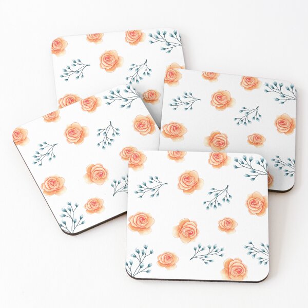 Item preview, Orange floral seamless  designed and sold by Denya4Design.