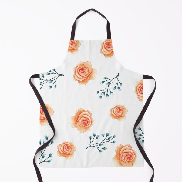 Item preview, Orange floral seamless designed and sold by Denya4Design.