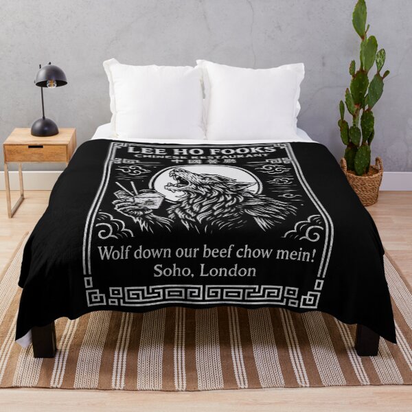 Item preview, Lee Ho Fooks – Retro Werewolf Chinese Restaurant Parody Design	 designed and sold by Victor Shadehorn.