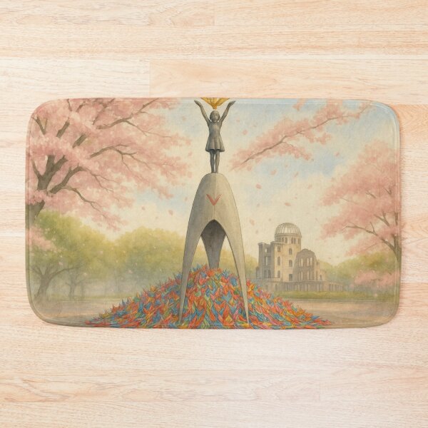 Item preview, Madoka’s Wish – Peace Monument with Origami Cranes in Hiroshima designed and sold by lapart.