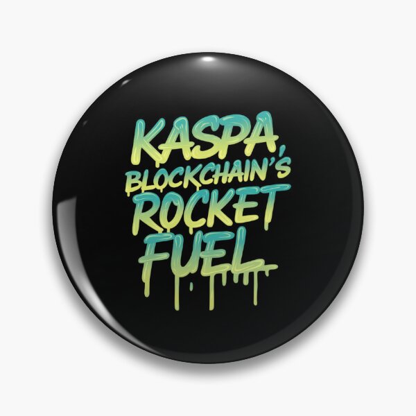 Item preview, Ondas de blockchain líquida de Kaspa designed and sold by RadDeck.