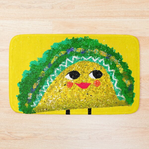 Item preview, Smiling Taco with Cheeky Eyes designed and sold by bubblegoth.