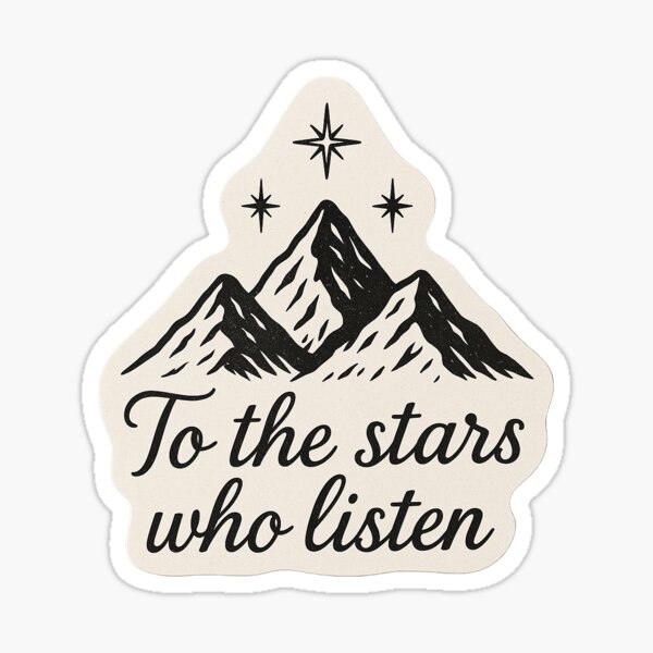 Item preview, To the stars who listen designed and sold by wolfandpheonix.