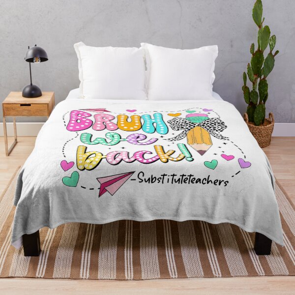 Item preview, Bruh We Back Substitute Teachers Funny Back To School  designed and sold by cawtoon.
