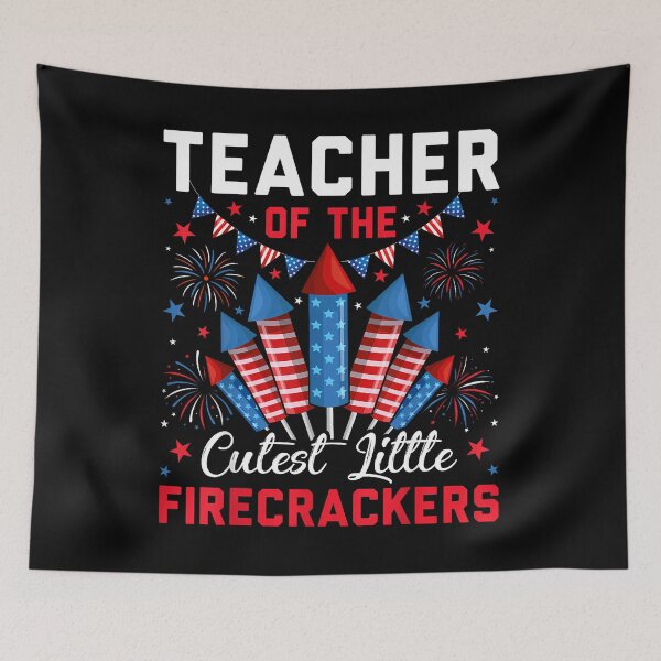 Item preview, Usa 4Th Of July - Teacher Of The Cutest Little Firecrackers designed and sold by cawtoon.
