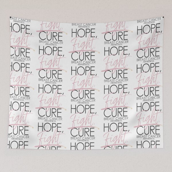 Item preview, Hope Fight Cure – Breast Cancer Awareness Power designed and sold by Taans-Creation.