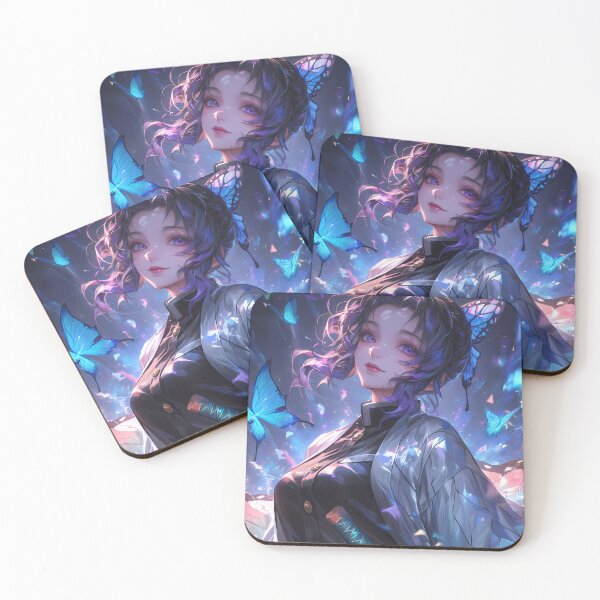 Item preview, Shinobu Kocho Anime  Butterfly Dance in the Moonlit Night designed and sold by mildaclairmo.