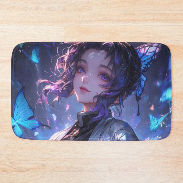 Item preview, Shinobu Kocho Anime  Butterfly Dance in the Moonlit Night designed and sold by mildaclairmo.