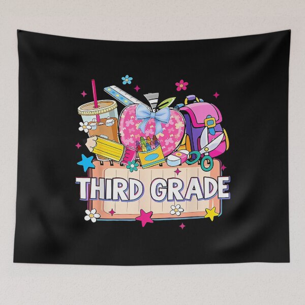 Item preview, Preppy Supplies Third Grade Happy Last Day Of School Kids designed and sold by cawtoon.