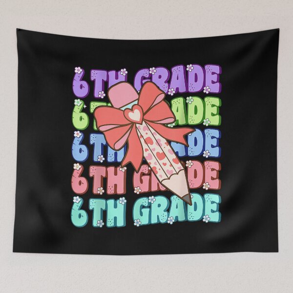 Item preview, Groovy 6Th Grade Back To School First Day Of Sixth Grade designed and sold by cawtoon.