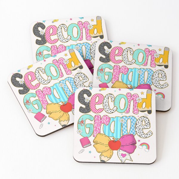 Item preview, Cute Preppy Second Grade Teacher Leopard Coquette Pencil Bow  designed and sold by cawtoon.