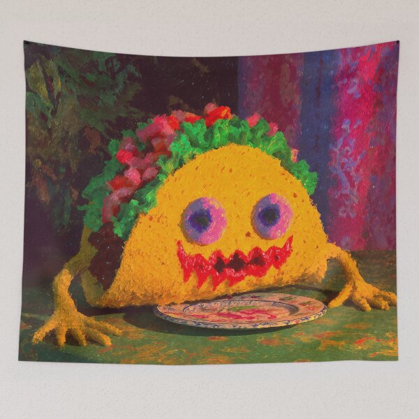 Item preview, Baroque Horror Taco Still Life designed and sold by bubblegoth.