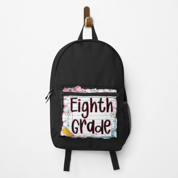Item preview, Eighth Grade Back To School For Girls Pink Notebook designed and sold by cawtoon.