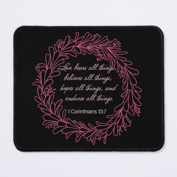 Item preview, Love – 1 Corinthians 13:7 | Bible Verse designed and sold by JirehKollezion.