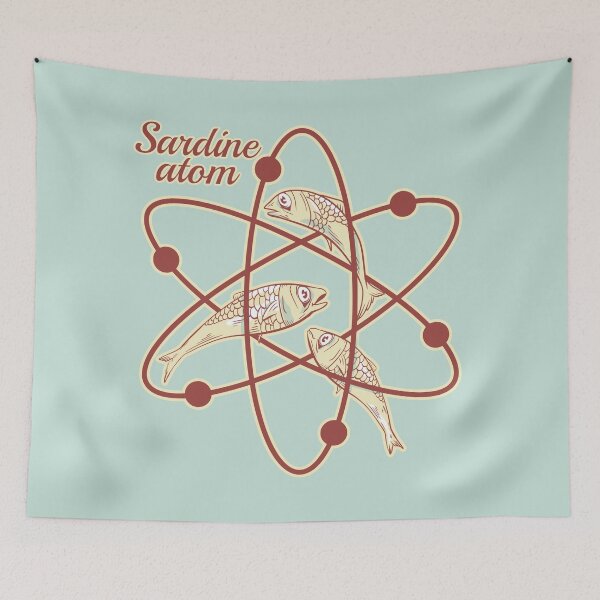 Item preview, Sardine Atom Marine biology designed and sold by piedaydesigns.