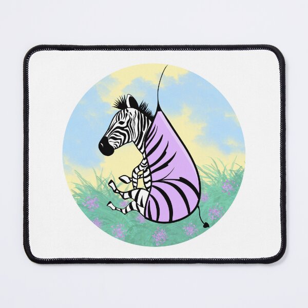 Item preview, Ed The Zebra Runaway Nashville Farm Sticker designed and sold by Prim Pixel Studio.