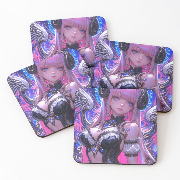 Item preview, Anime Celestial Winged Demon Girl Radiates Mystical Dreamy Power designed and sold by juniorcastros.