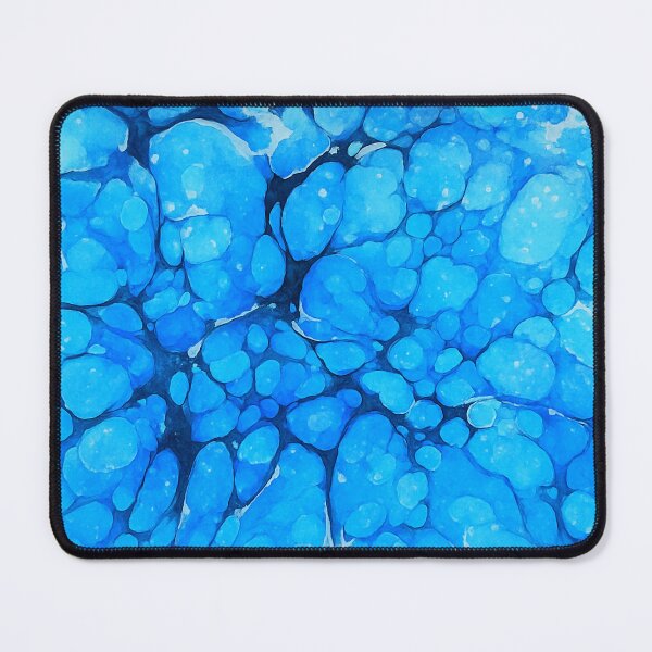 Item preview, Deepened Blue Marble Abstract Art designed and sold by Pacika.