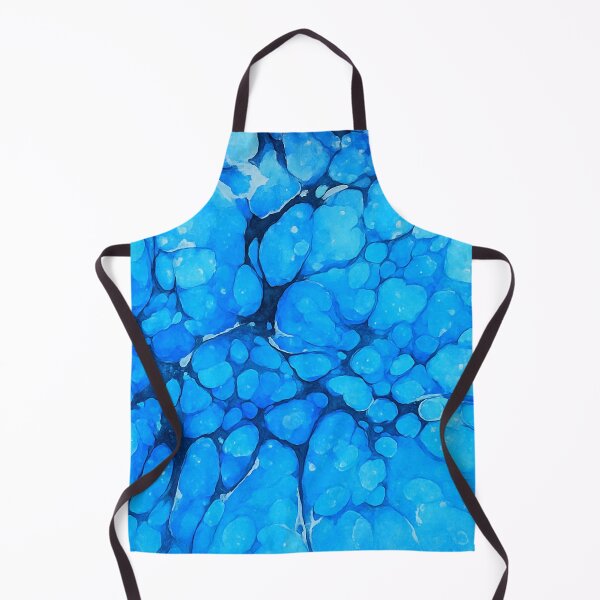 Item preview, Deepened Blue Marble Abstract Art designed and sold by Pacika.