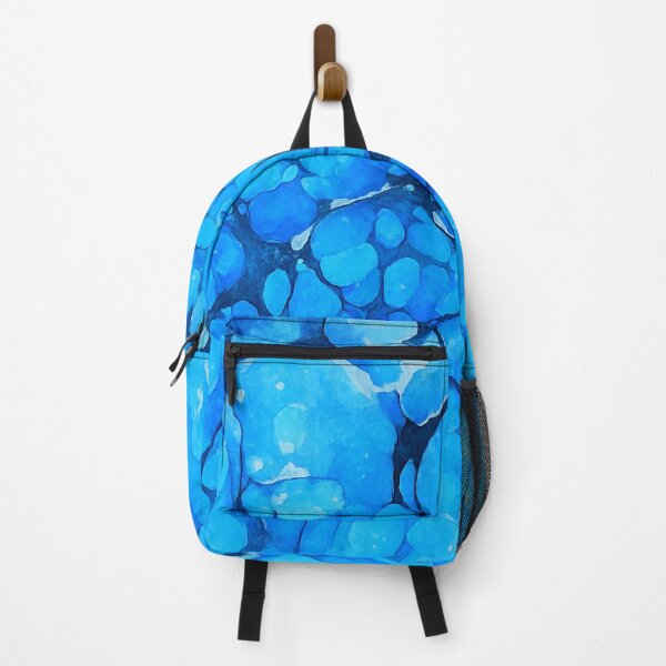 Item preview, Deepened Blue Marble Abstract Art designed and sold by Pacika.