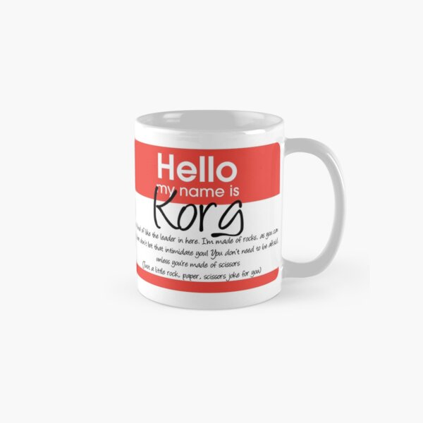 Hello My Name Is Korg Classic Mug
