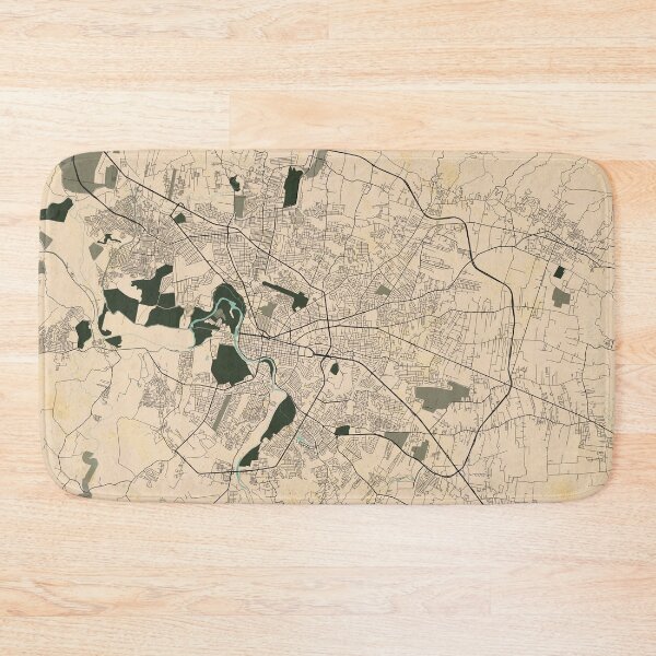 Item preview, Santiago de los Caballeros City Map of Dominican Republic - Vintage designed and sold by deMAP.