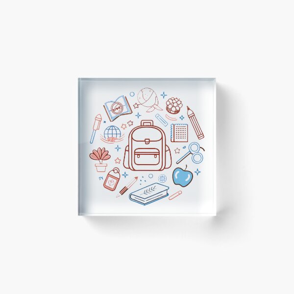 Item preview, Essentials for a School Day designed and sold by ART ATTACK ZONE.