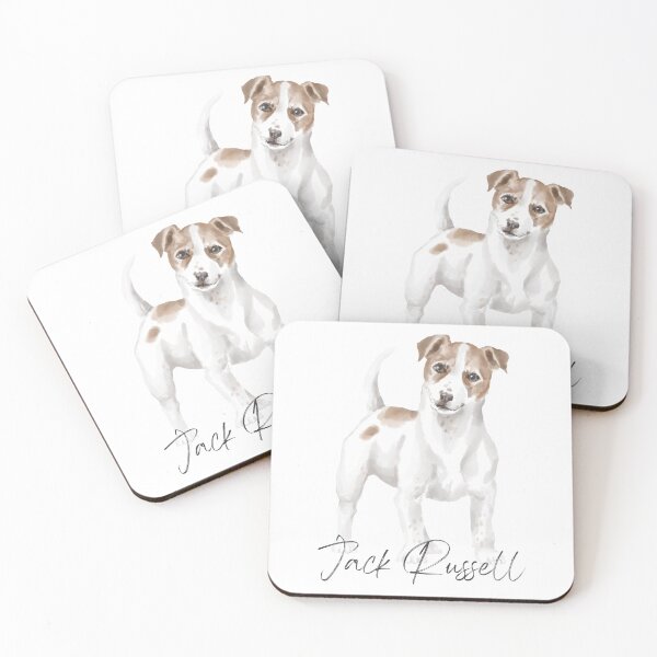 Item preview, Hand Drawn Watercolour Jack Russell Terrier designed and sold by NicheFifty-Two.