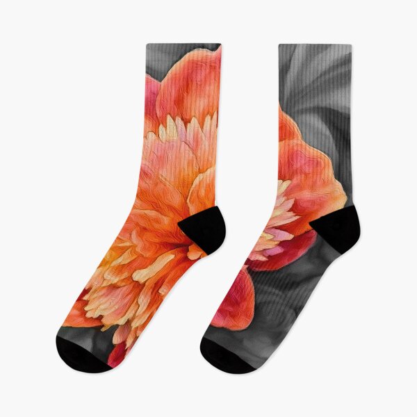 Item preview, The First Peony on B&W 7 designed and sold by BloomingbySJ.
