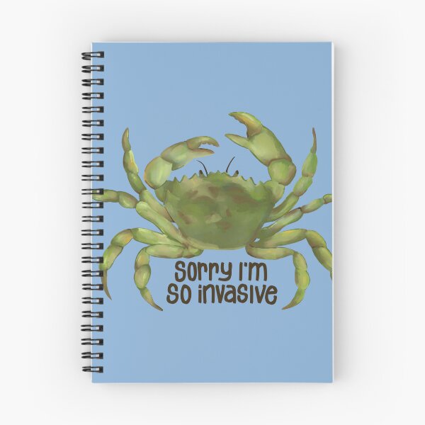 Item preview, European Green Crabs, sorry we’re so invasive designed and sold by Kelly Guerin.
