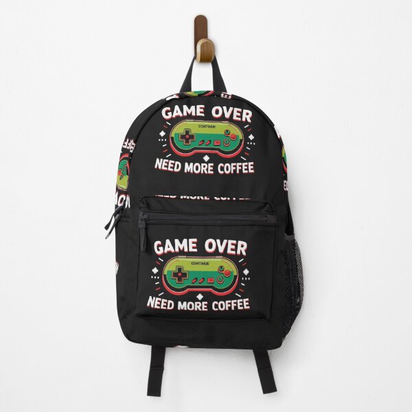 Item preview, Gamer / Coffee / Geek Humor – Game Over I Need More Coffee designed and sold by All Creative Designer.