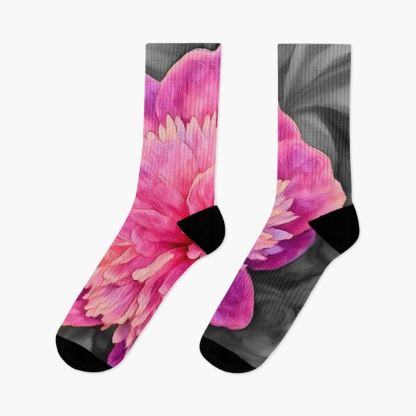 Item preview, The First Peony on B&W 1 designed and sold by BloomingbySJ.