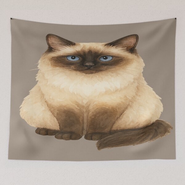 Item preview, Super Cute Birman Cat  designed and sold by Brontox.