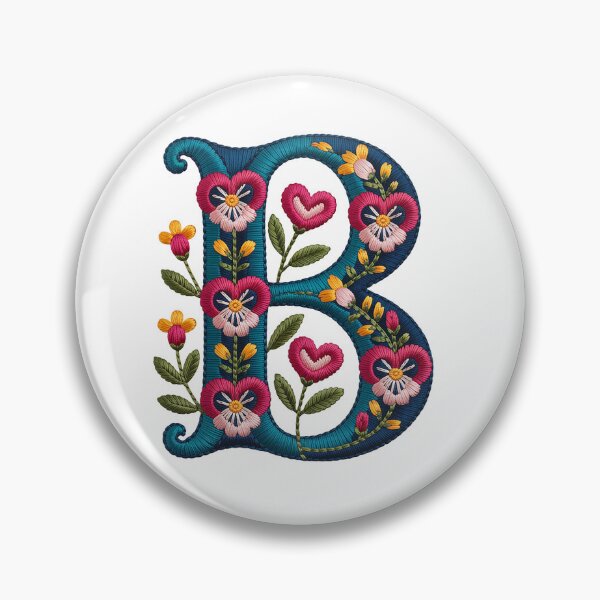 Item preview, Monogram Botanical B designed and sold by Interrupt Art.