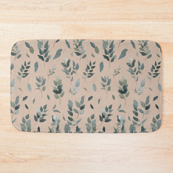 Item preview, Gum Leaves Design With Fawn Background  designed and sold by AussieConcepts.