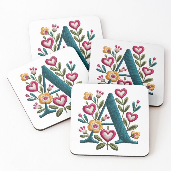 Item preview, Monogram Botanical A designed and sold by Interrupt Art.