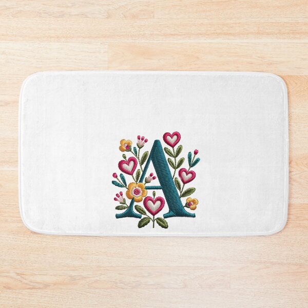 Item preview, Monogram Botanical A designed and sold by Interrupt Art.