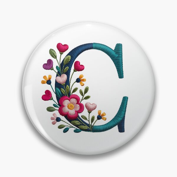 Item preview, Monogram Botanical C designed and sold by Interrupt Art.