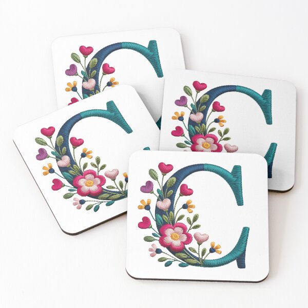 Item preview, Monogram Botanical C designed and sold by Interrupt Art.