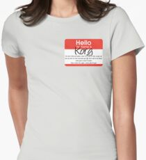 Hallo, mein Name ist Korg Tailliertes T-Shirt für Frauen